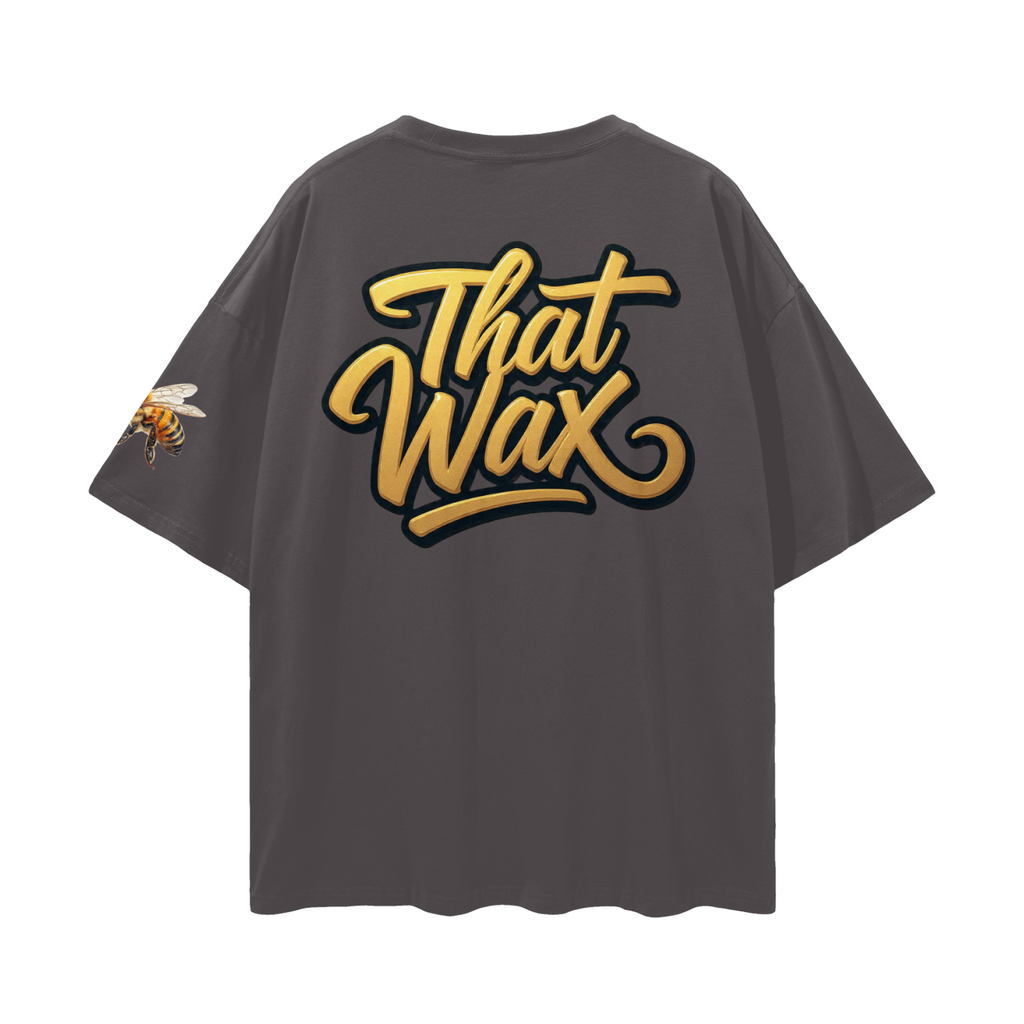honey wax drip Streetwear Loose Drop Shoulder T-Shirt