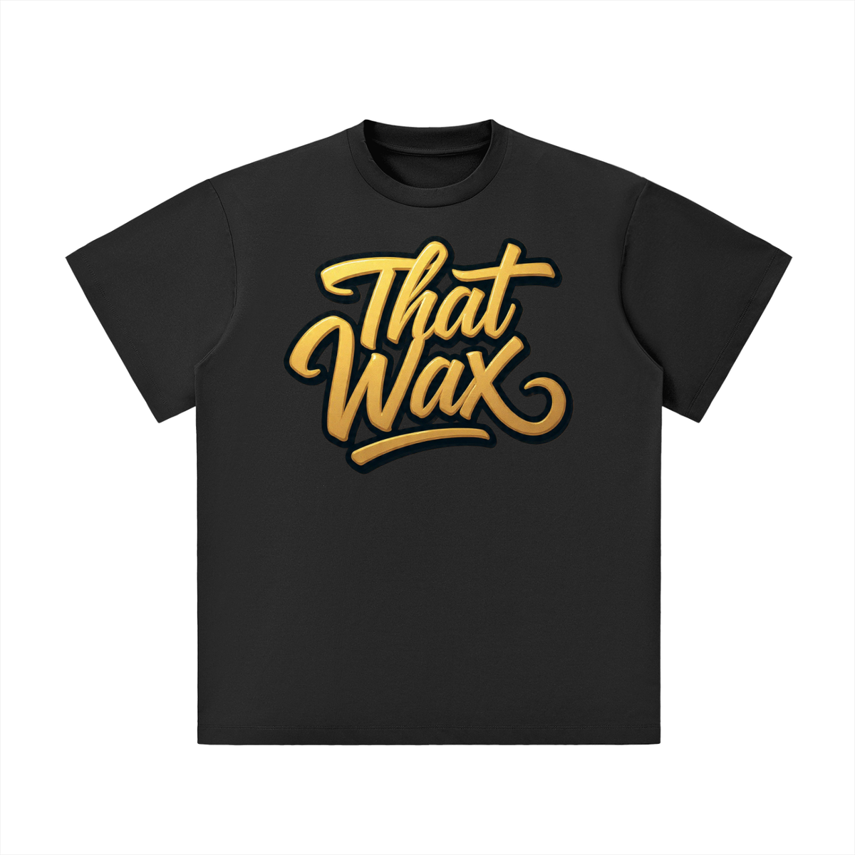 Gold Script Unisex Lightweight Oversized T-Shirt