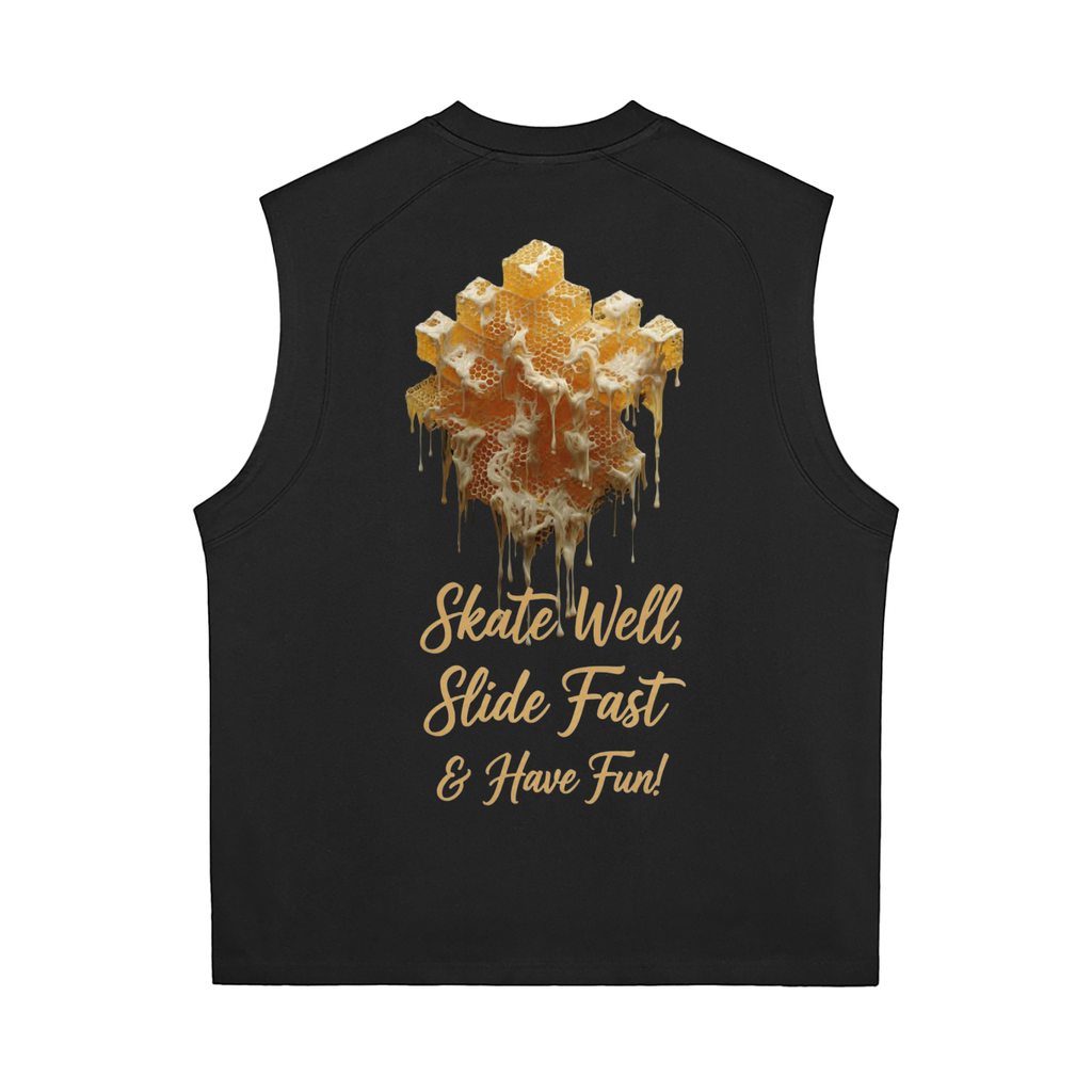 Skate well honeycomb Sorona Quick-Dry Cooling Tank Top