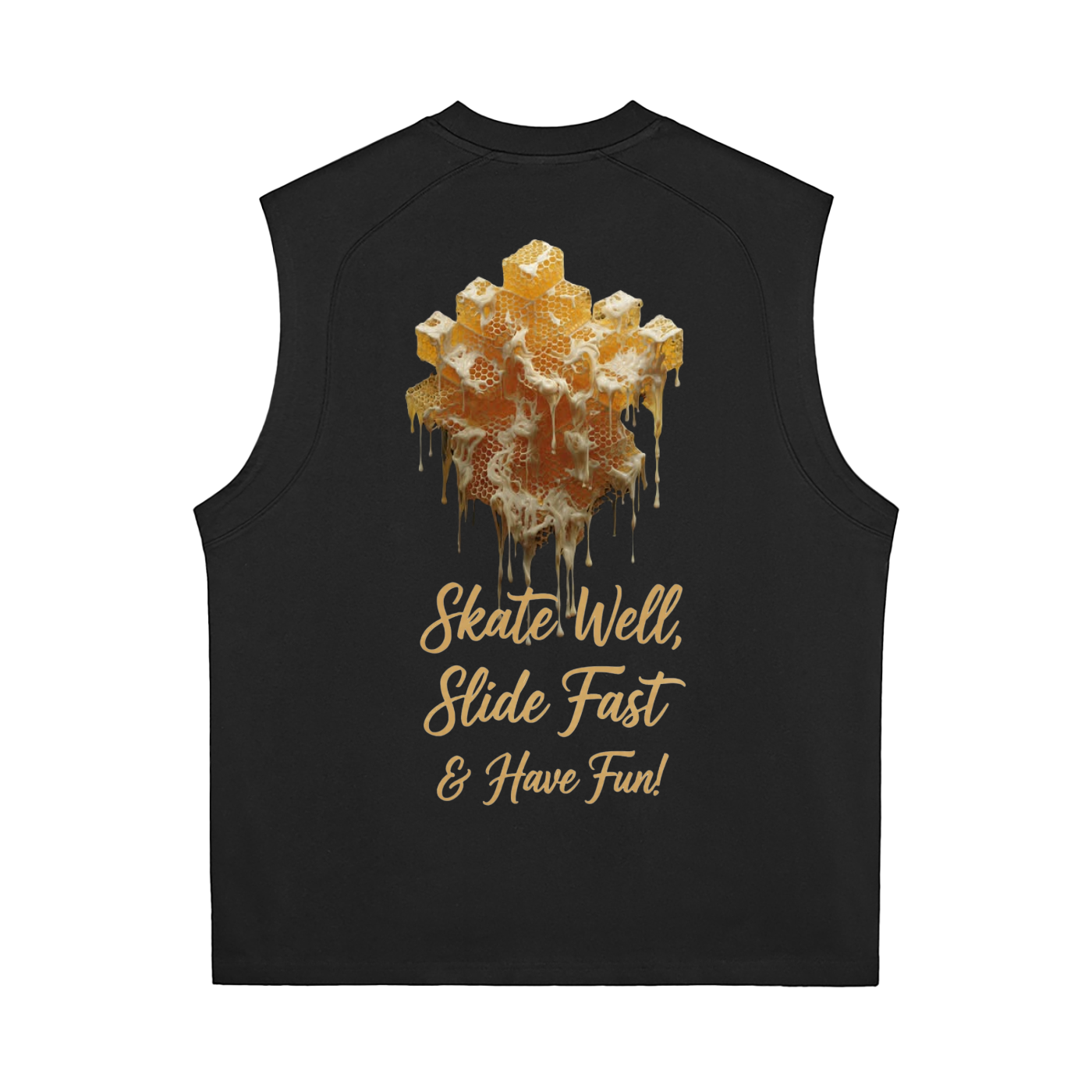 Skate well honeycomb Sorona Quick-Dry Cooling Tank Top