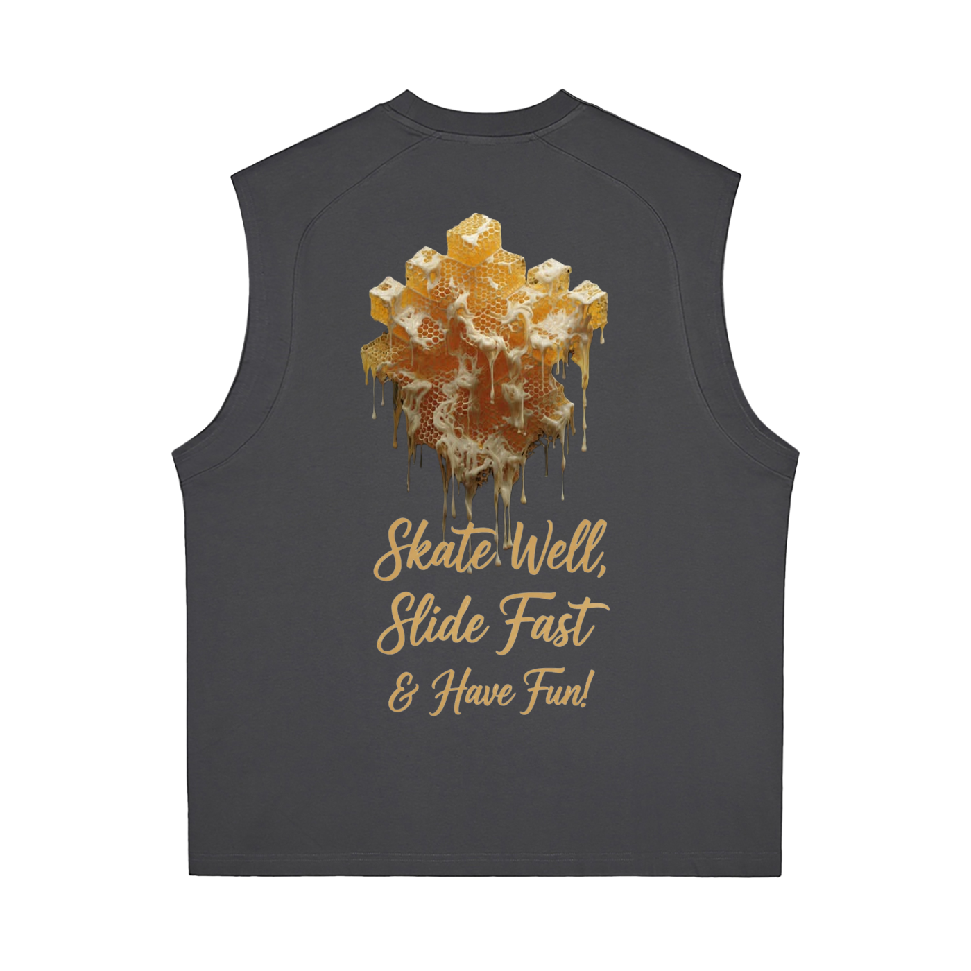 Skate well honeycomb Sorona Quick-Dry Cooling Tank Top