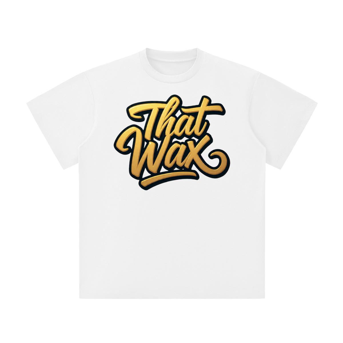 Gold Script Unisex Lightweight Oversized T-Shirt