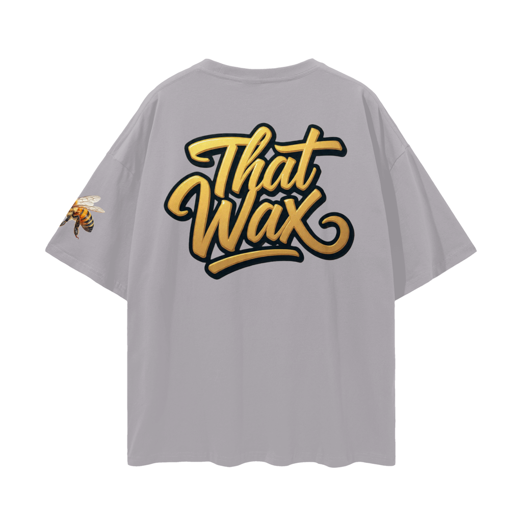 honey wax drip Streetwear Loose Drop Shoulder T-Shirt
