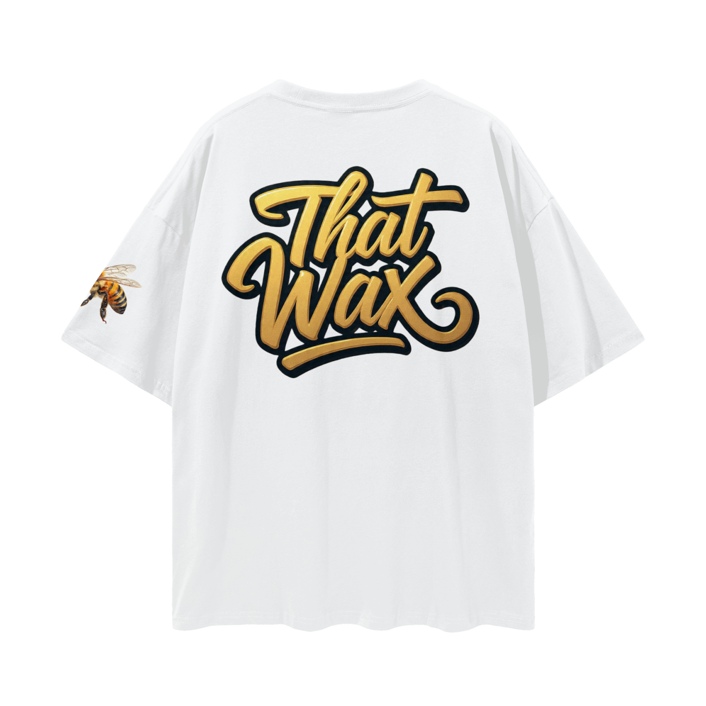 honey wax drip Streetwear Loose Drop Shoulder T-Shirt