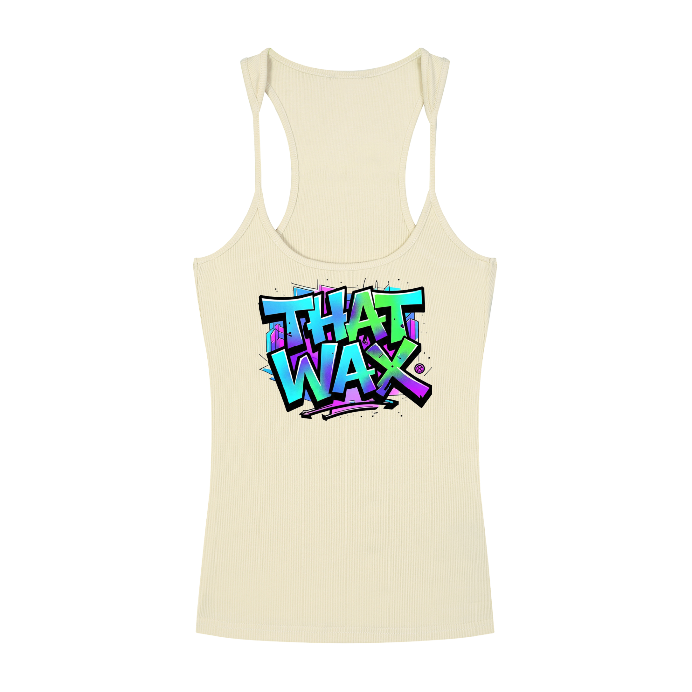 That Wax O.G. Women's Slim Fit Ribbed Racerback Tank Top