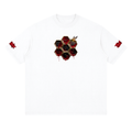 Bleeding honeycomb Streetwear Loose Drop Shoulder T-Shirt