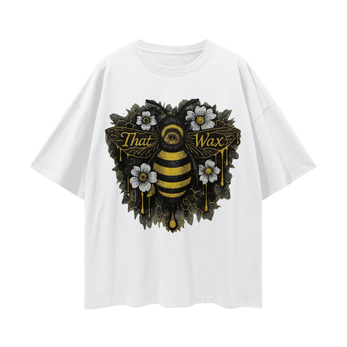 Queen Bee Streetwear Loose Drop Shoulder T-Shirt