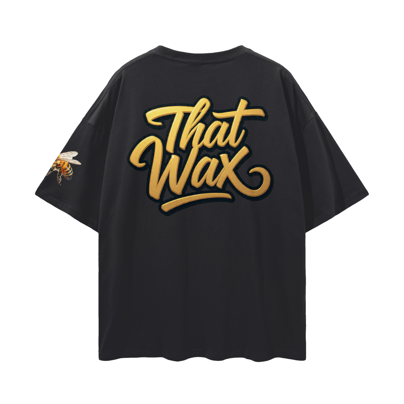 honey wax drip Streetwear Loose Drop Shoulder T-Shirt
