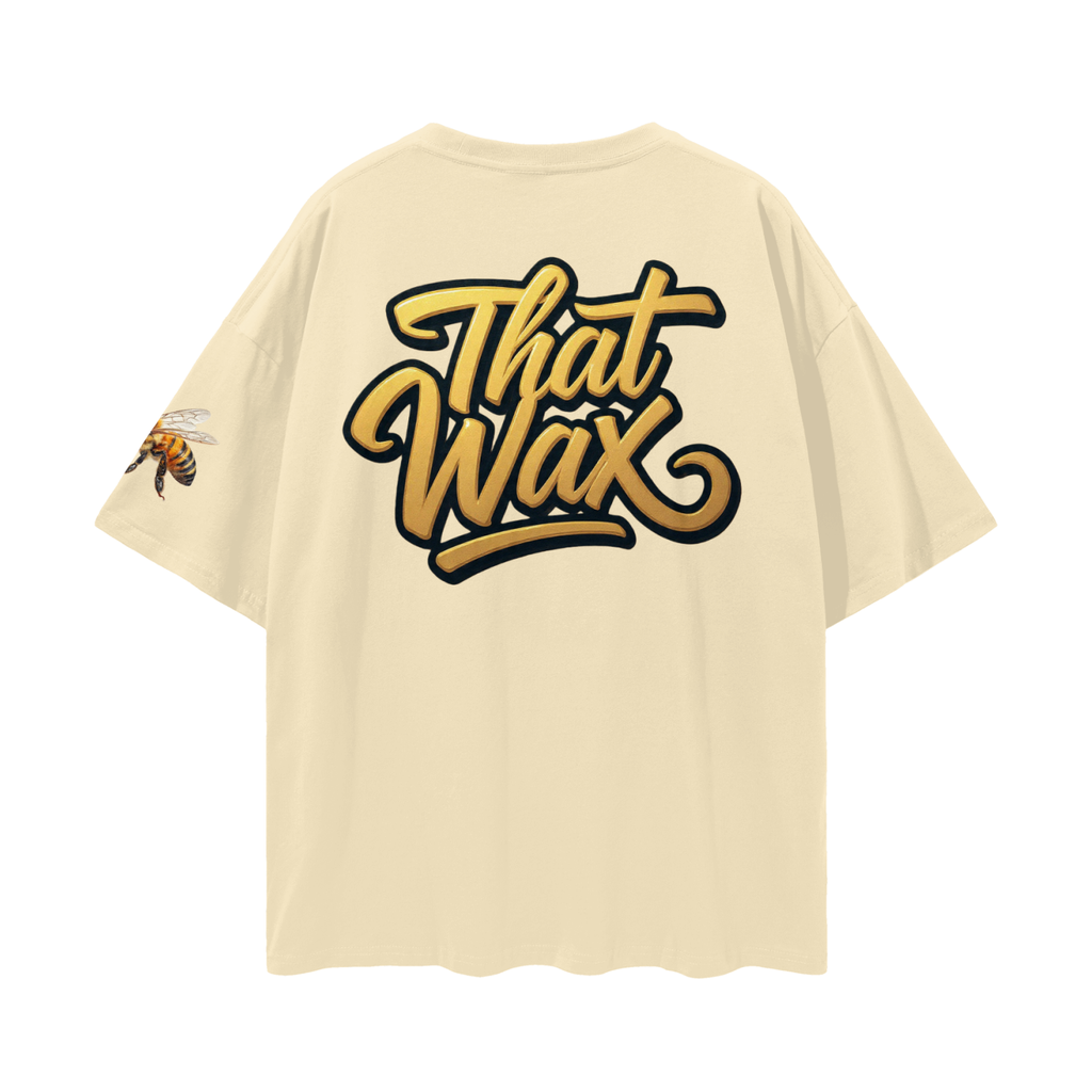 honey wax drip Streetwear Loose Drop Shoulder T-Shirt