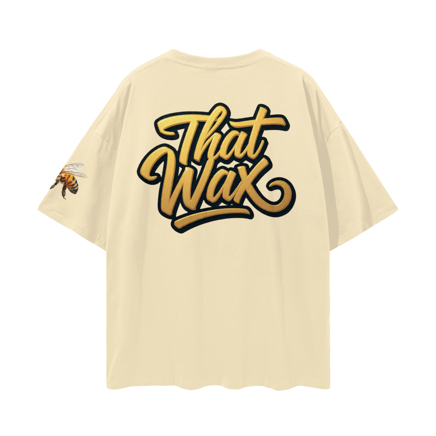 honey wax drip Streetwear Loose Drop Shoulder T-Shirt