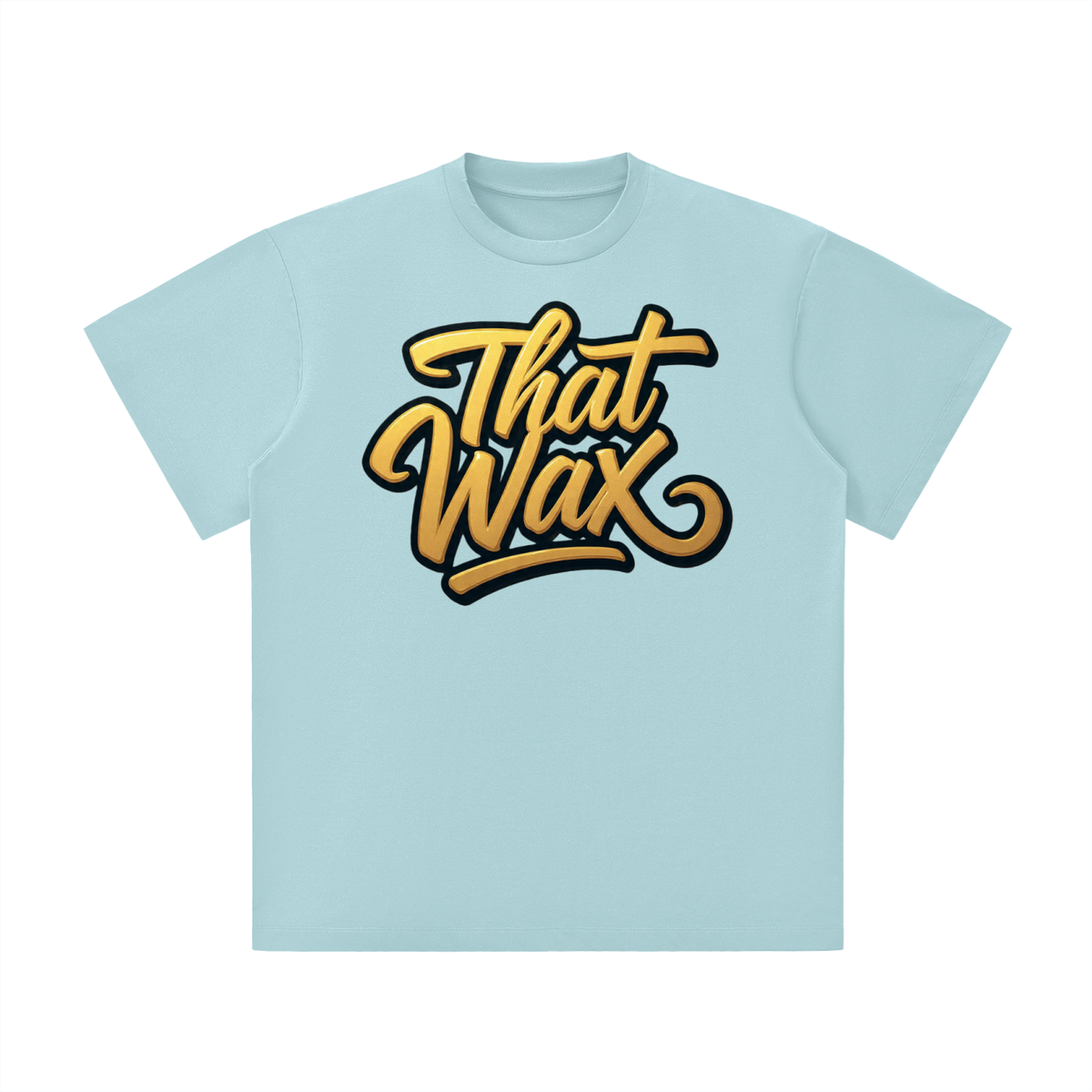 Gold Script Unisex Lightweight Oversized T-Shirt