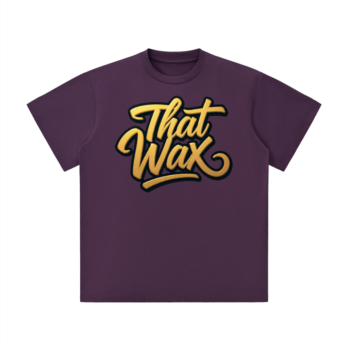 Gold Script Unisex Lightweight Oversized T-Shirt