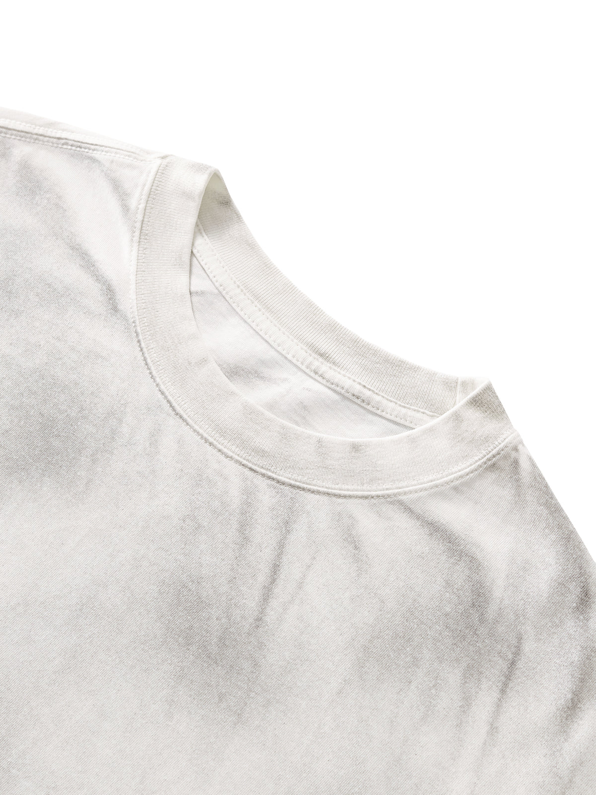 Black Script Dirty Washed Loose T-Shirt